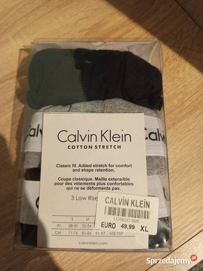 Bokserki męskie 3 pary Calvin Klein XL mazowieckie Warszawa sprzedam