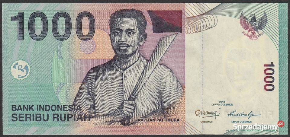 INDONEZJA 100 RUPIAH 2013 STAN UNC Łódź