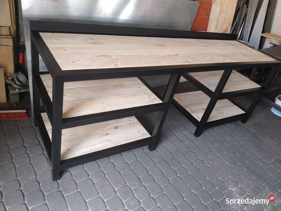Stół warsztatowy falbanek