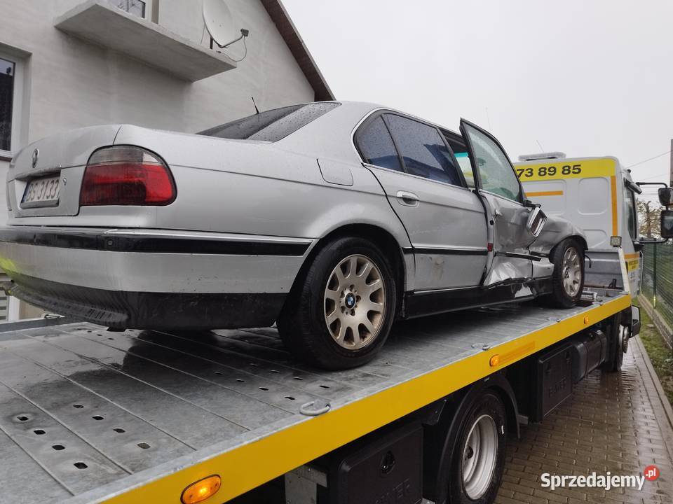 BMW E38 730d 184 Automat Uszkodzona Rok produkcji 1999 Stasiówka sprzedam