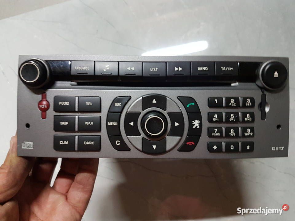 PEUGEOT 407 RADIO CD NAWIGACJA RT3 CD450 wielkopolskie Turek