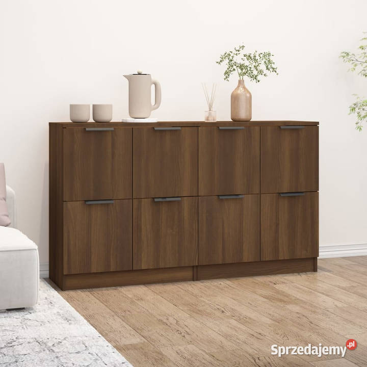 Komody 2 brązowy dąb 60x30x70 materiał Komody Warszawa