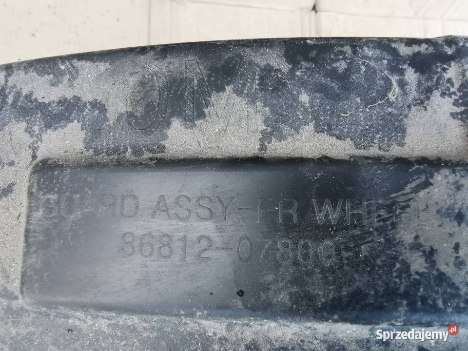 Nadkole przód prawe rh kia Picanto 1 I lift 08 wielkopolskie Sieraków