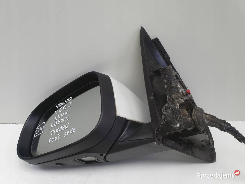 Volvo V60 S60 II LUSTERKO LEWE 14 kabli EUROPA