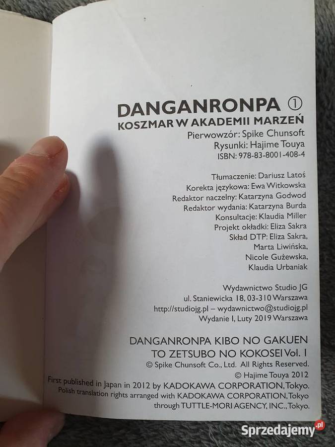 Danganronpa Koszmar w Akademii Marzeń zestaw 4 Gdynia