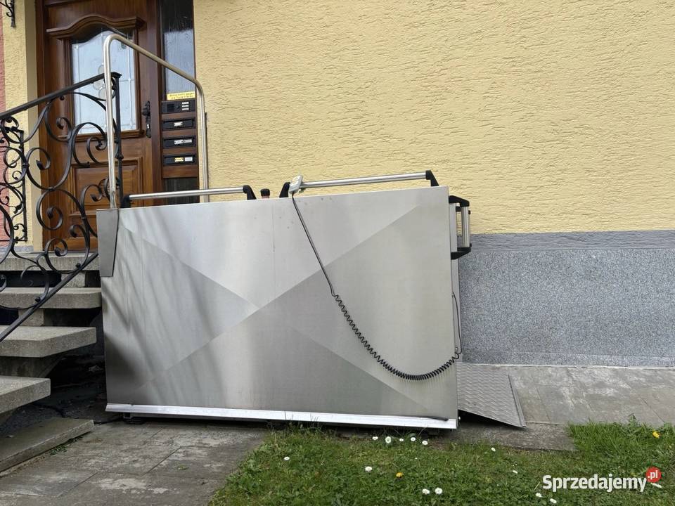 Platforma z podnośnikiem wózków inwalidzkich Sprzęt rehabilitacyjny i ortopedyczny lubuskie