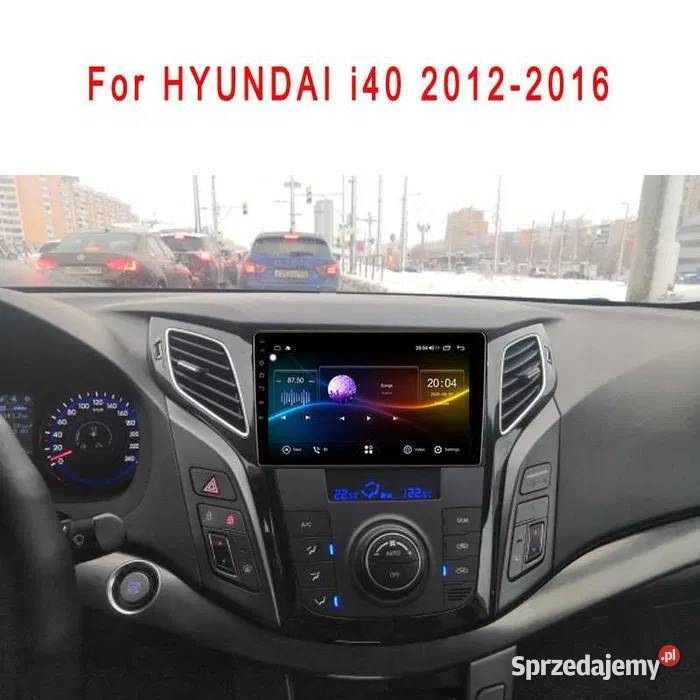 Radio Android HYUNDAI I40 1216r 2GB gps wifi Car audio Ożarowice