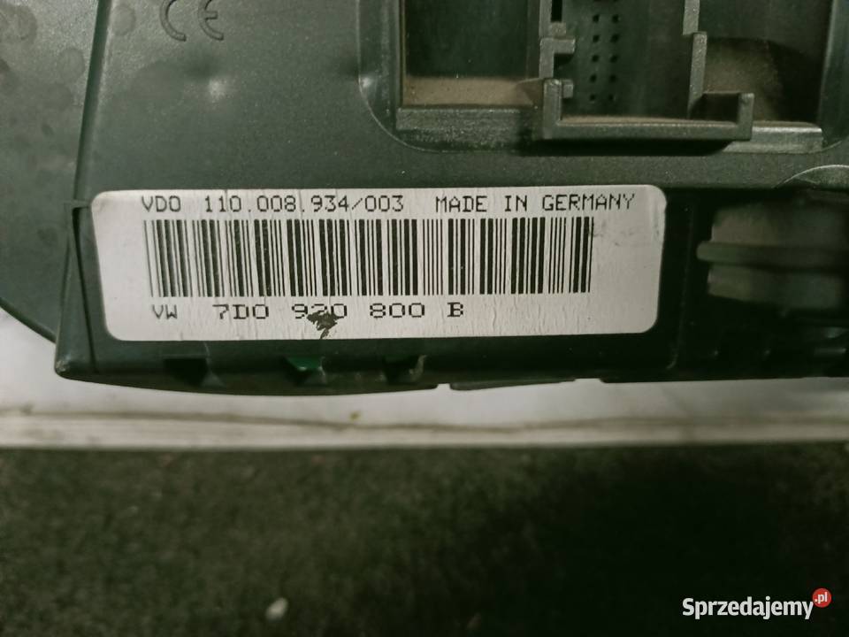 Licznik zegar VW Transporter T4 7D0920800B Liczniki i zegary Kętrzyn