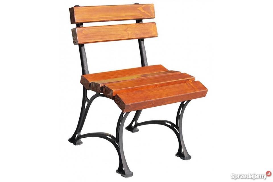 Ławka królewska krzesło 70 żeliwne nogi