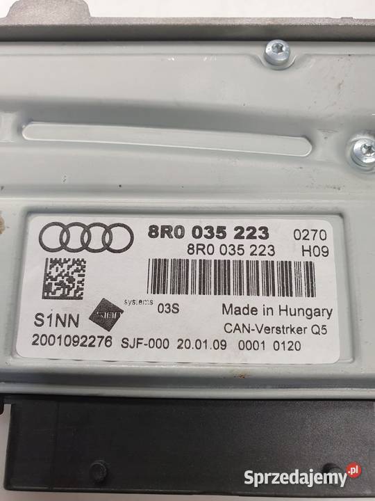 WZMACNIASZ AUDIO AUDI A4 B8 A5 Q5 8R0035223 Przystajń