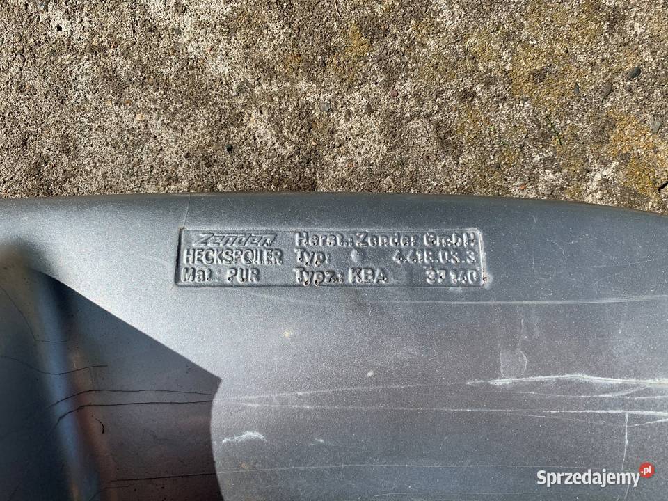 Spoiler lotka Zender do Audi 8090 B3 B4 osobowe Części samochodowe Sandomierz sprzedam