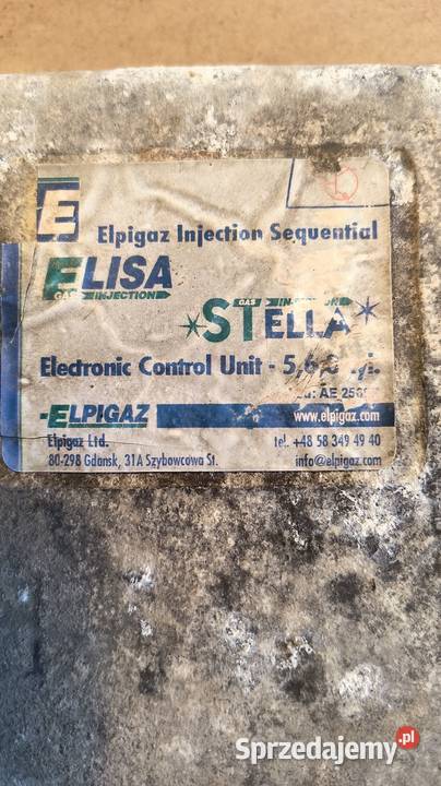 Sterownik LPG ELPIGAS ELISA STELLA 5 6 8 cyl Tychy