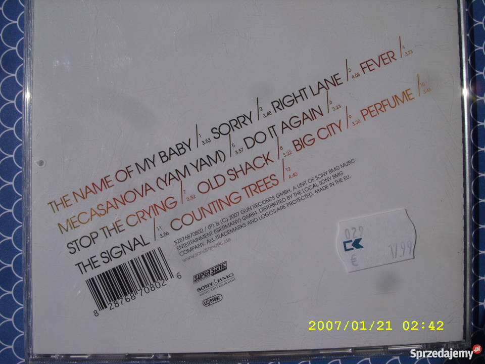 Rock CD SANDRANASIC THE SIGNAL CD Wołów