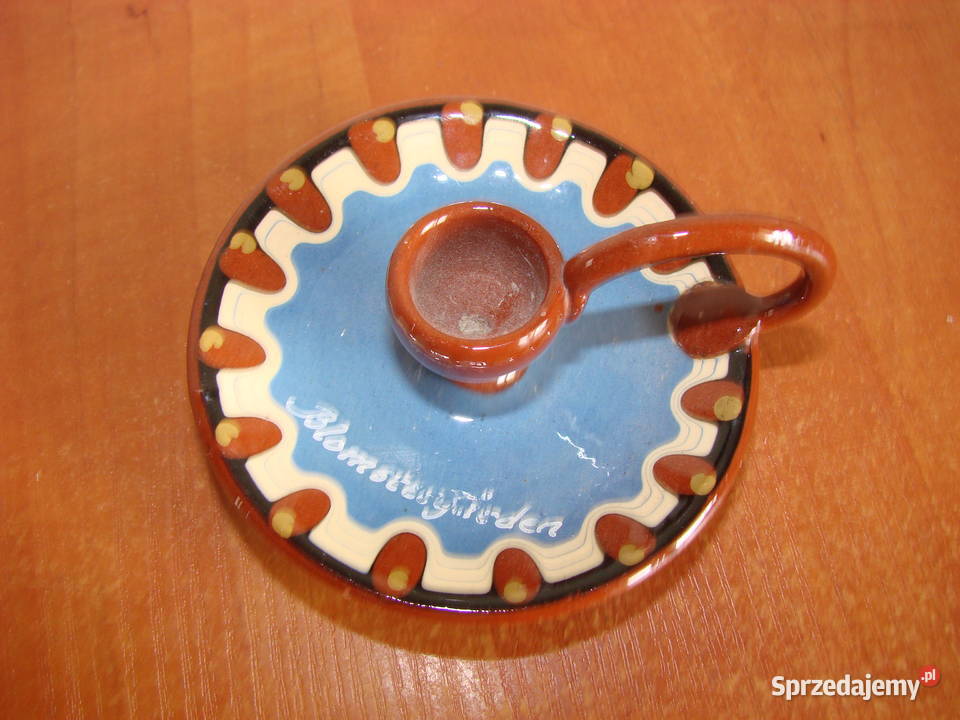 ceramika bułgarska świecznikkaganek Pozostałe pomorskie Pruszcz Gdański