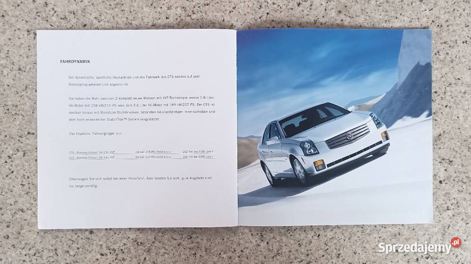 Cadillac CTS Business edition Prospekt śląskie Bytom sprzedam