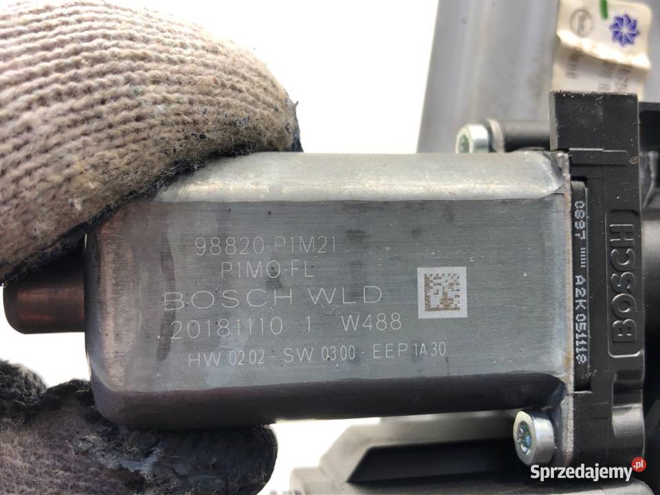 PODNOŚNIK SZYBY LEWY PRZÓD OPEL CROSSLAND osobowe Mechanizmy opuszczania szyb