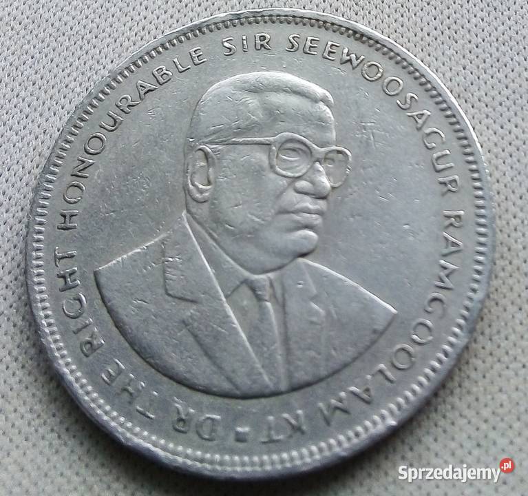 MAURITIUS 5 RUPEES 1987 r mazowieckie sprzedam