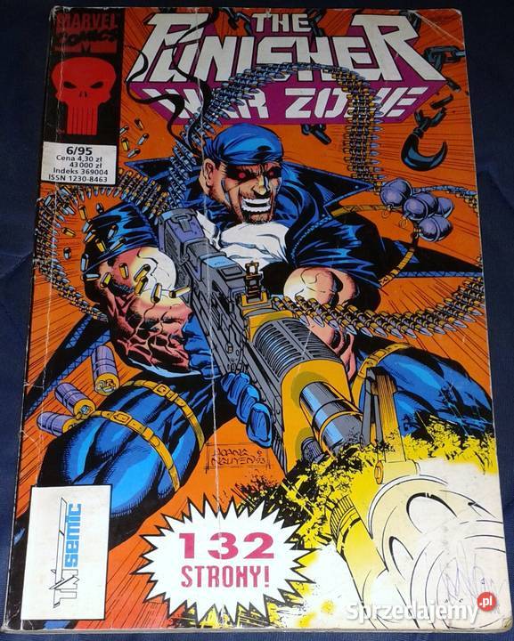 The Punisher War Zone TM Semic 695 Rok wydania 1995 Chełm