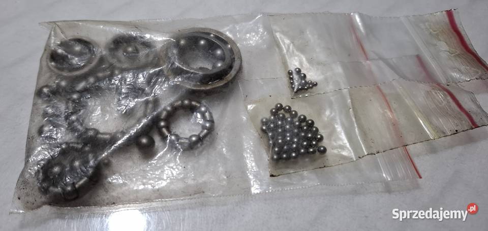 Łożyska kulkowe 32mm metalowe kulki 2mm mix Art sprzedam