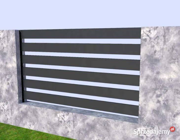 Metalowe przęsło ogrodzeniowe nowoczesne stalowe Zawoja sprzedam