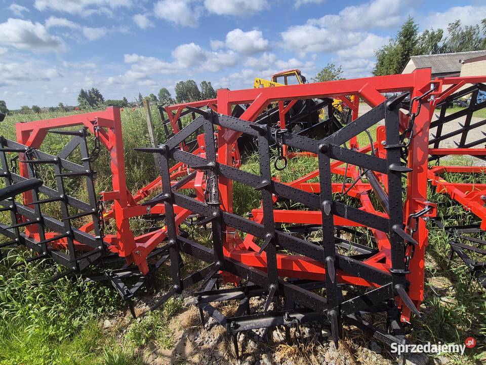 Brona zębowa JARMET 5m hydrauliczna ząb 20 równa nieuszkodzony Barchaczów