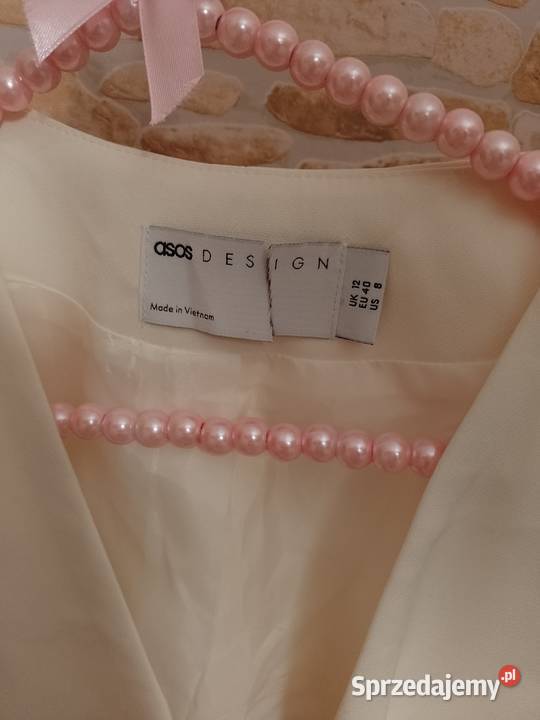 40L ASOS Biznesowa Kamizelka Garniturowa z bez rękawa Kraków