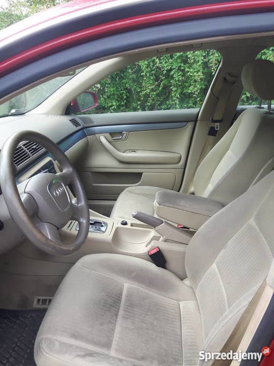 AUDI A4 B7 18T 163 POLSKI KOMBI BORDOWY WNĘTRZE centralny zamek Warszawa