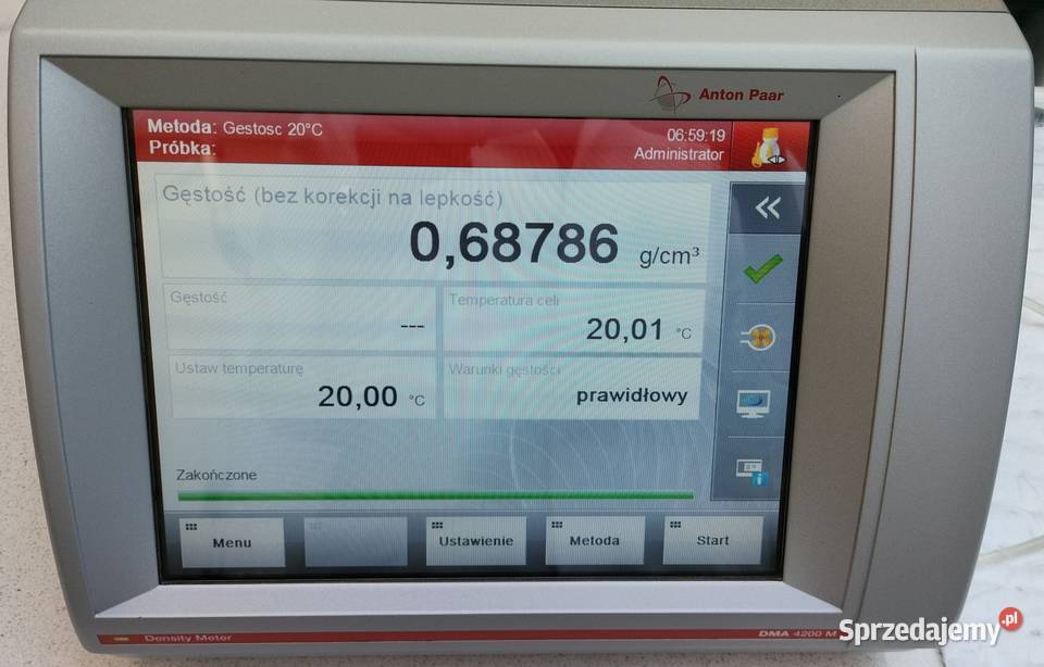 Gęstościomierz DMA 4200 M Anton Paar Łaziska Górne