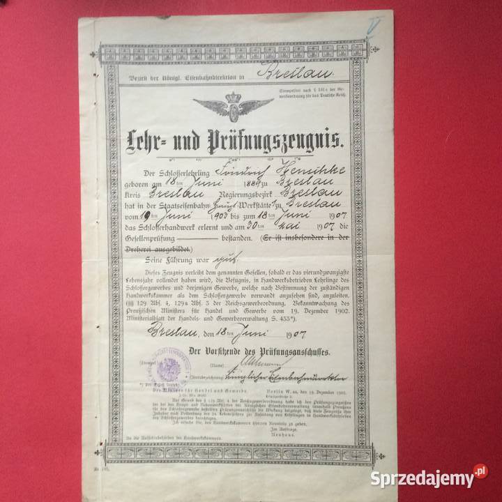 1244 Niemiecki Certyfikat Egzaminacyjny Wrocław Szczecin