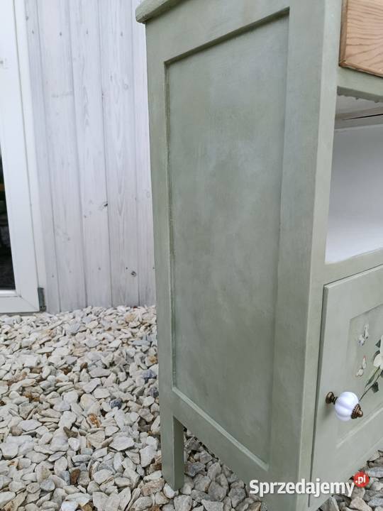 Stolik nocny szafka vintage retro zabytkowa Lubrza