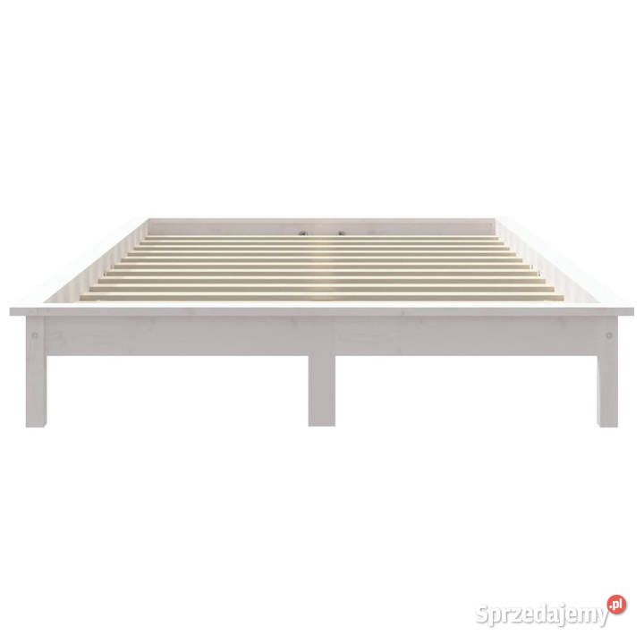 Rama łóżka biała lite drewno sosnowe 200 x 200 Warszawa