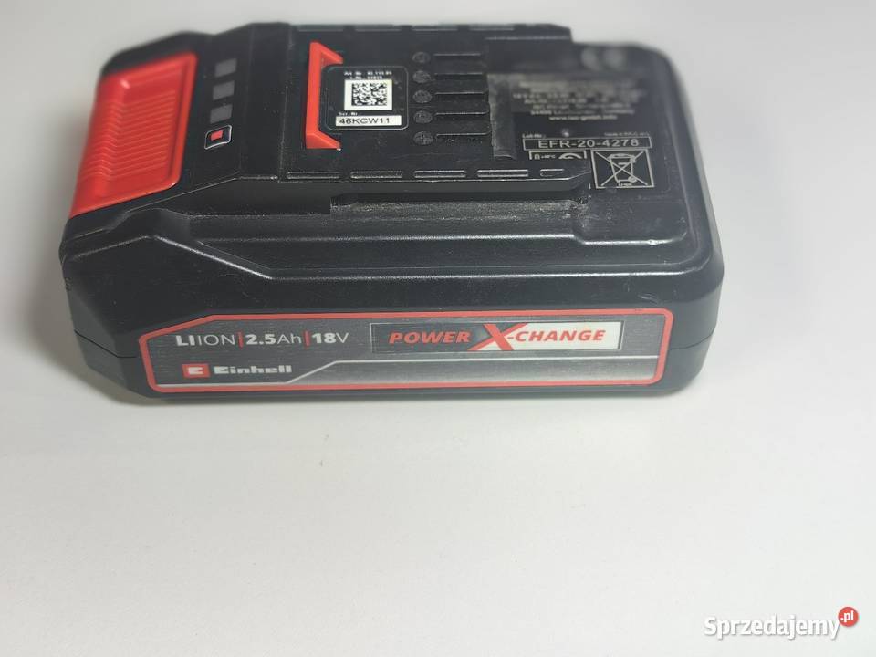 Akumulator Bateria Einhell 25 Ah sprawna DPD Osprzęt do elektronarzędzi Inczew