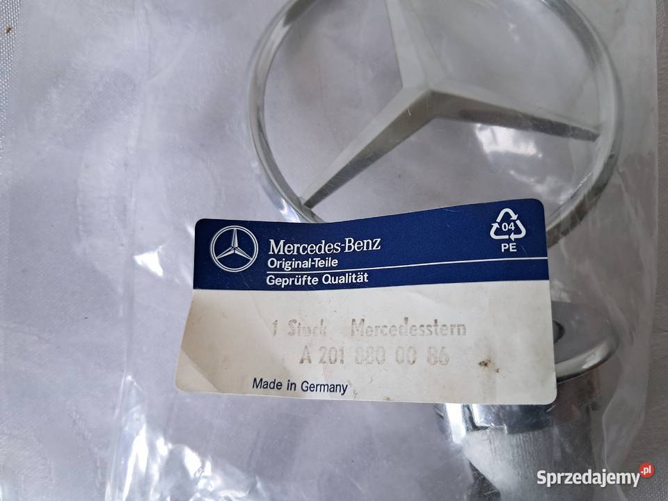 MERCEDES W201 190 GWIAZDA NA MASKĘ FRIEFI A2969 lubuskie Strzelce Krajeńskie