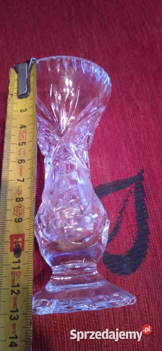 Piękne wazoniki z kryształu Świdnica sprzedam