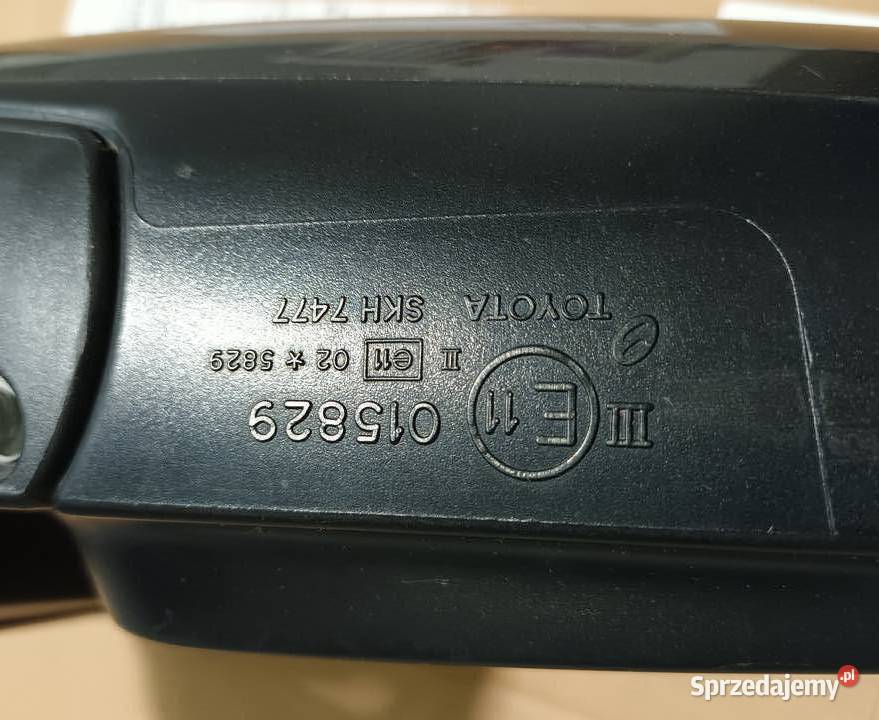 Lusterko lewe Toyota Corolla E12 5 PIN polift Tuszyn sprzedam