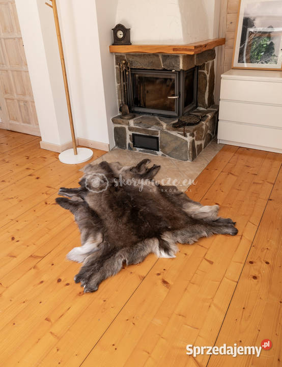 Dekoracyjna skóra z renifera renifer wielokolorowy Szaflary