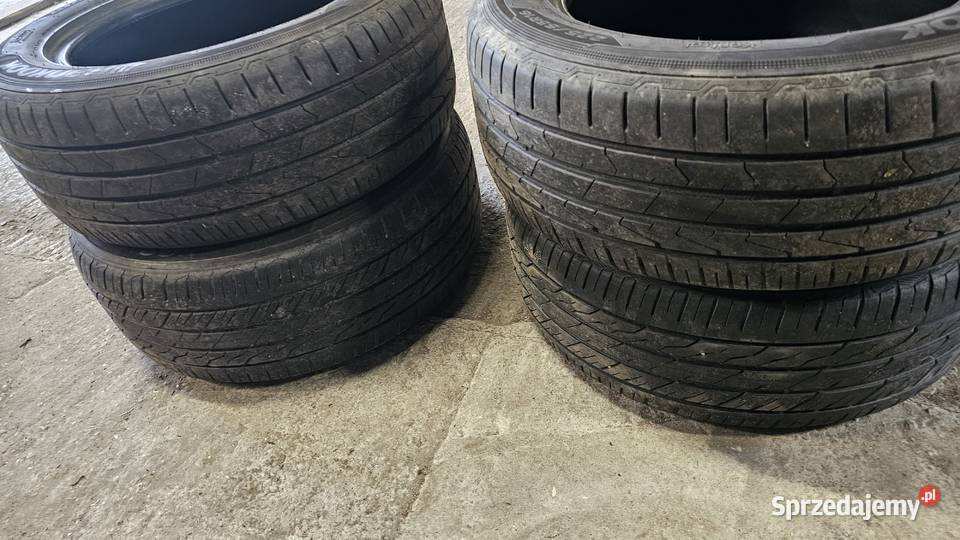 Opony letnie 22555r16 4 sztuki 225 55 16 hankook 16cale Samochodowe