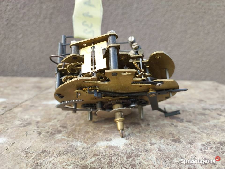 M132 Mechanizm starego zegara Weimar na części Tczew