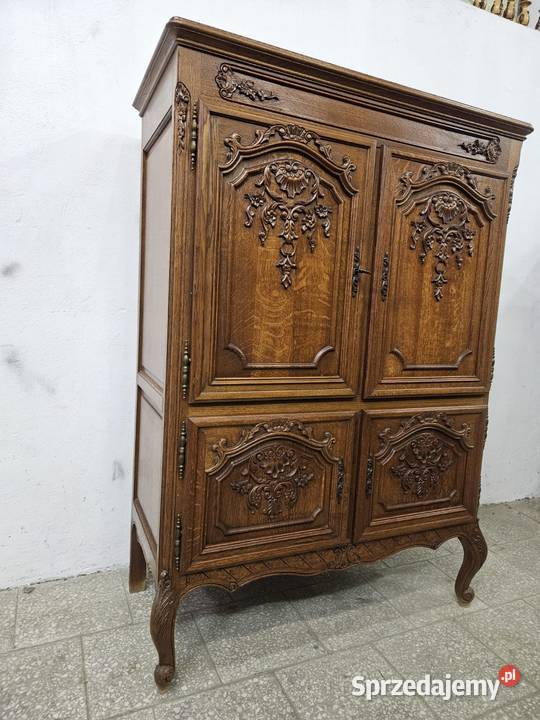 Ładna rzeźbiona francuska komoda Ludwikowska Nowy Sącz
