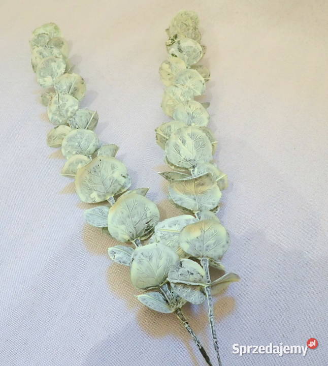 Dekoracja gałązka eukaliptusa ozdobna zielona 44 Dekoracje i ozdoby Siewierz