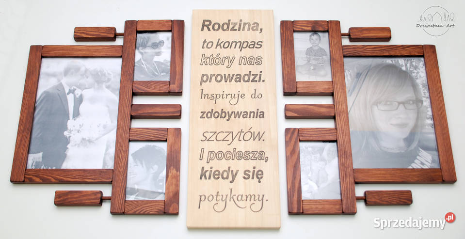 Galeria Multirama z drewna Ramka na zdjęcia Foto Lublin