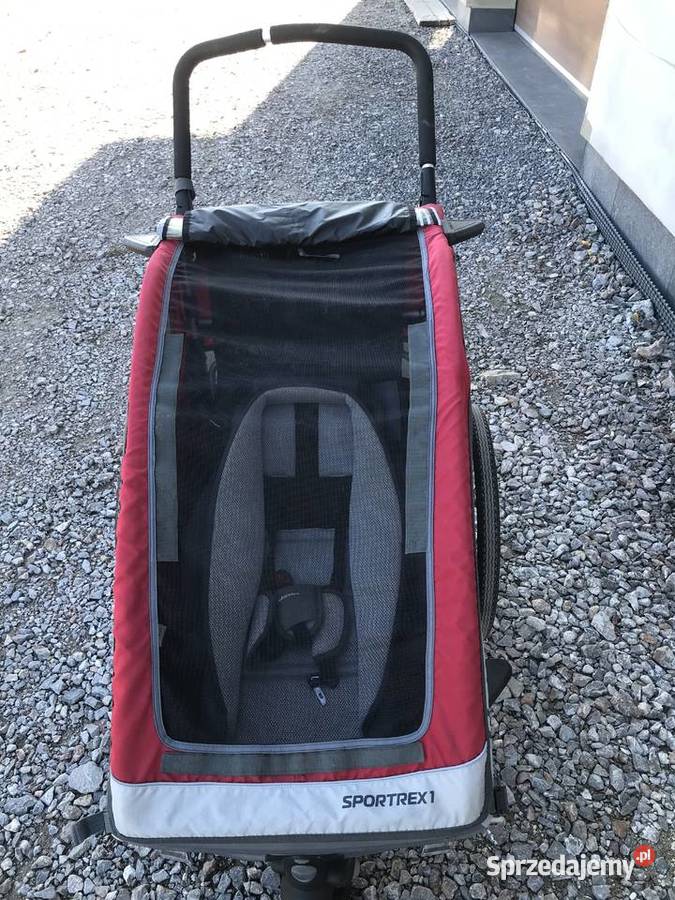 Przyczepka rowerowa Qeridoo Spotrex1 z hamakiem Kranów