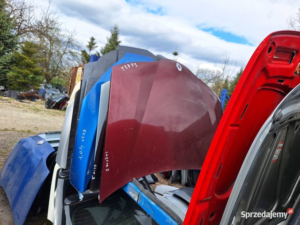 Maska Przód Renault Laguna 2 Kolor TED79 Części samochodowe Gorzyce