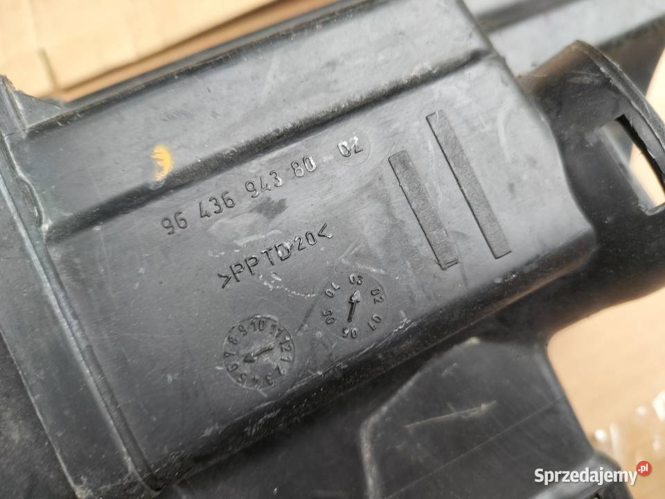 CITROEN C2 C3 III 9643694380 REZONATOR POWIETRZA Karoseria lubelskie Kamień-Kolonia