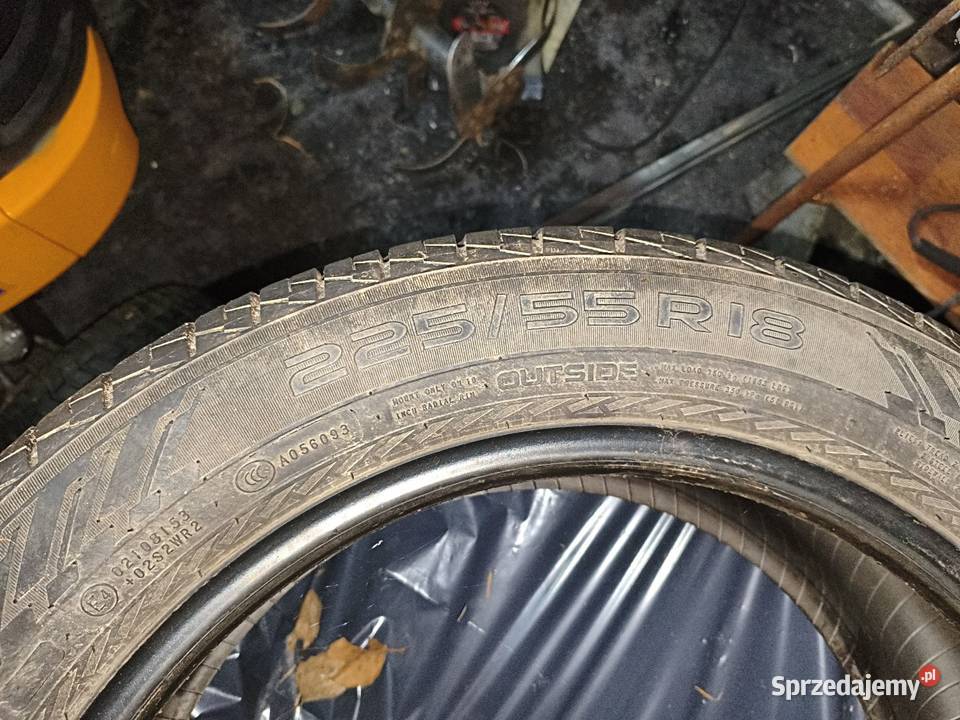 Sprzedam opony 225x55x18 Czarny Kierz