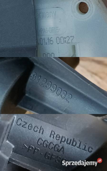 VOLVO V40 II LIFT SILNICZEK KLAPKI WLEWU PALIWA Klapki wlewu paliwa