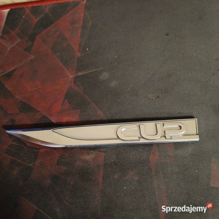 VW golf 7 emblemat CUP lewy przód błotnik pomorskie Luzino