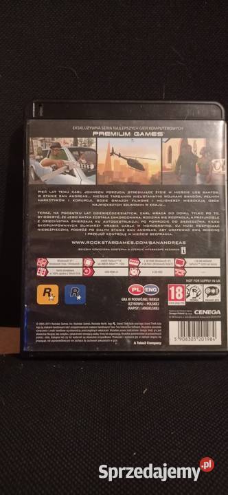 GTA San Andreas DVD PC