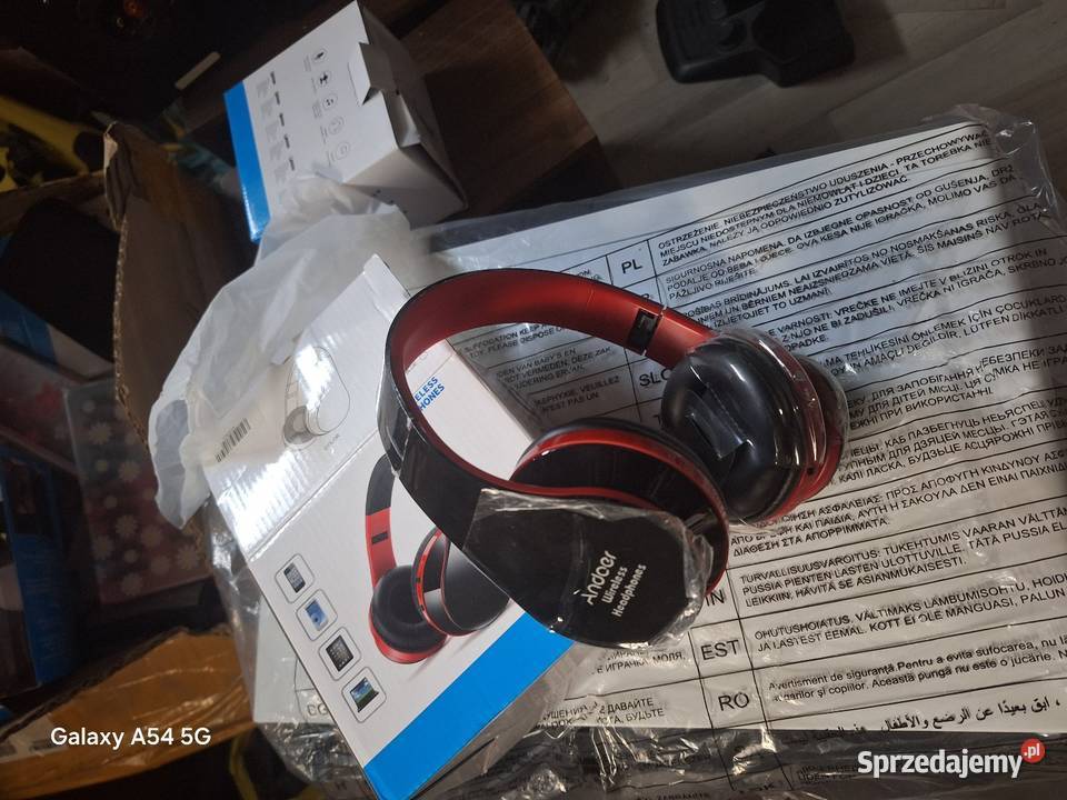 Słuchawki bezprzewodowe bluetooth nowe sztukę Słuchawki i głośniki wielkopolskie Leszno