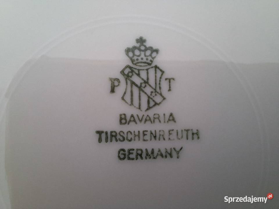 Luksusowy zestaw 6 talerzy Tirschenreuth Bavaria Gdańsk
